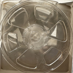 Classic 5" Empty Tape Reel, 6 Window Clear, New Box + Bag