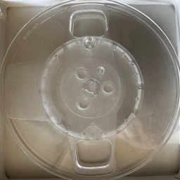 Large Hub 7" Classic Empty Tape Reel, Clear 2 Window, NOS w/Box