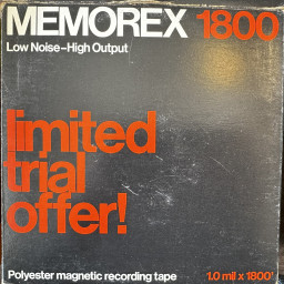 Memorex LNHO Reel to Reel Tape, LP, 7" Reel, 1800 ft, *SALE*