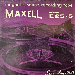 Maxell E25-5 Reel to Reel Tape, DP, 5" Reel, 1200 ft