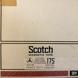 Scotch 175 Tenzar Reel Tape, SP, 10" Plastic Reel, 2400 ft