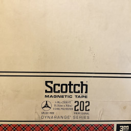 Scotch 202 Dynarange Reel Tape, SP, 10" Plastic Reel, 2400 ft