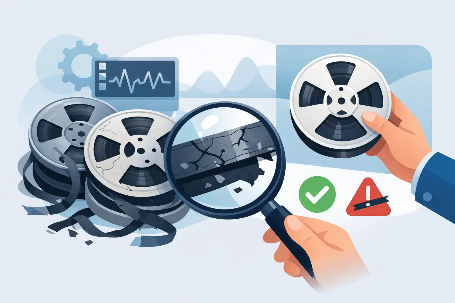 How to Identify Bad Reel Tape Fast