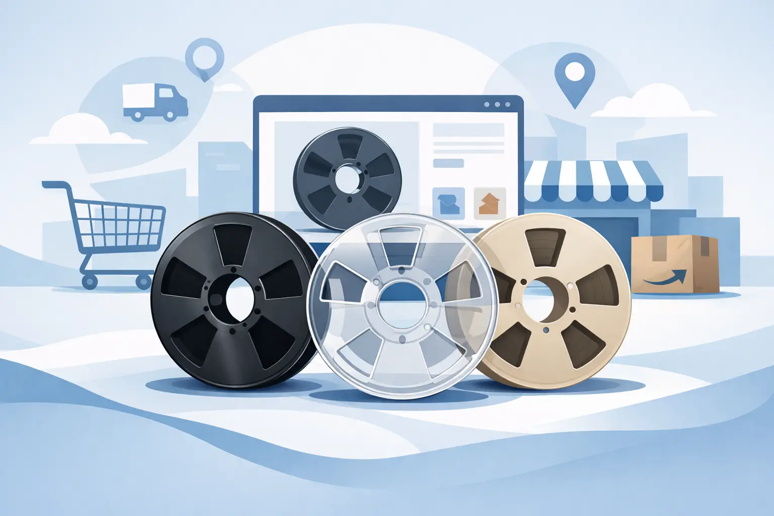 Where to Buy Empty Tape Reels