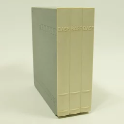 BASF Classic Triple Empty Tape Box for 3-7" reels, Plastic, Gray, Used