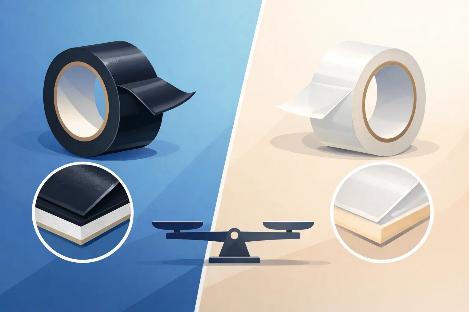 Backcoated vs Non Backcoated Tape: Differences