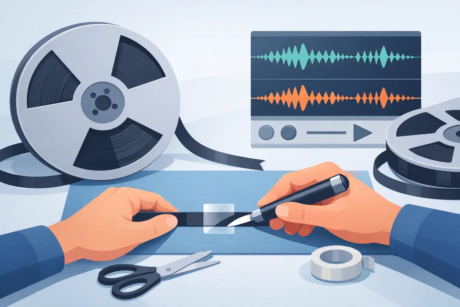 How to Splice Reel Tape Without Losing the Take