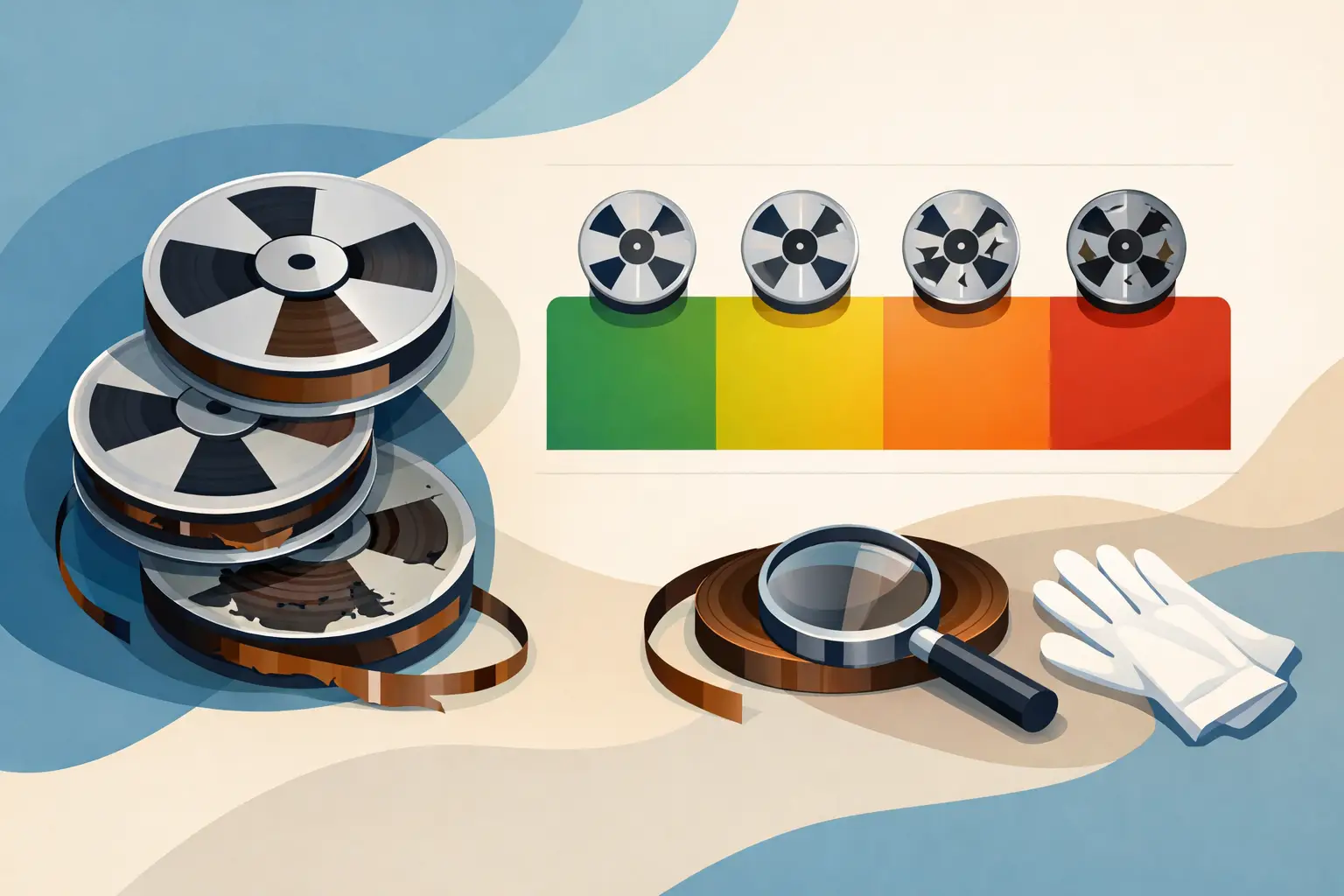 Tape Condition Grading Chart for Reel-to-Reel